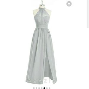 Azazie Silver Bridesmaid dress